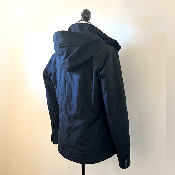 Columbia Women's Navy Winter Coat Jacket Parka Hooded, Puffer Liner- Size Medium - Picture 6 of 11